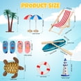 thumbnail image 3 of 1 Set Micro Summer Beach Scene Props Mini House Micro Landscape Accessories, 3 of 6