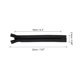thumbnail image 2 of Cremalleras invisibles Uxcell, 10 piezas de cremalleras ocultas de nylon de 6 pulgadas para costura DIY hecha a mano, negras, 2 of 6