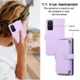thumbnail image 6 of Crossbody Wallet Case for Samsung Galaxy S20 Plus Chain Lanyard & Wrist Hand Strap Case with Card Slots Zipper Pocket Kickstand, Premium PU Leather Magnetic Clasp Shockproof Flip Cover, Purple, 6 of 9