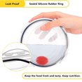 thumbnail image 5 of 20 PCS Food Storage Containers with Lids Airtight - Leakproof Meal-Prep Containers for Kitchen Storage Reusable Plastic Microwave/Dishwasher Safe with Labels & Pen, 5 of 10