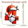 thumbnail image 2 of ¡Ofertas de liquidación de ahorros 2024! ¡Ofertas de liquidación de adornos navideños! Amvlyk - Decoración colgante digital de acrílico plano para árbol de Navidad, decoración para fiestas en el, 2 of 3