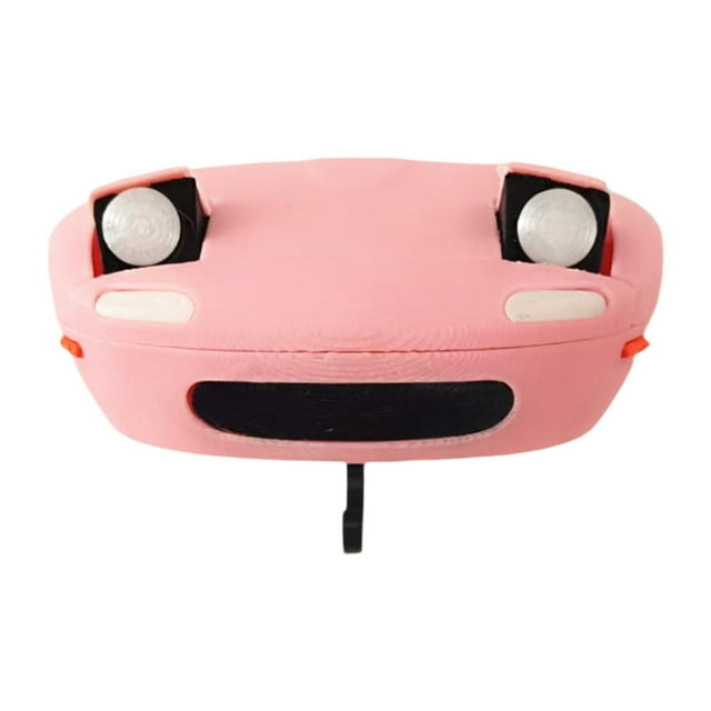 Gancho para llaves con faros delanteros abiertos para coche, decoración de pared para el hogar Rosa