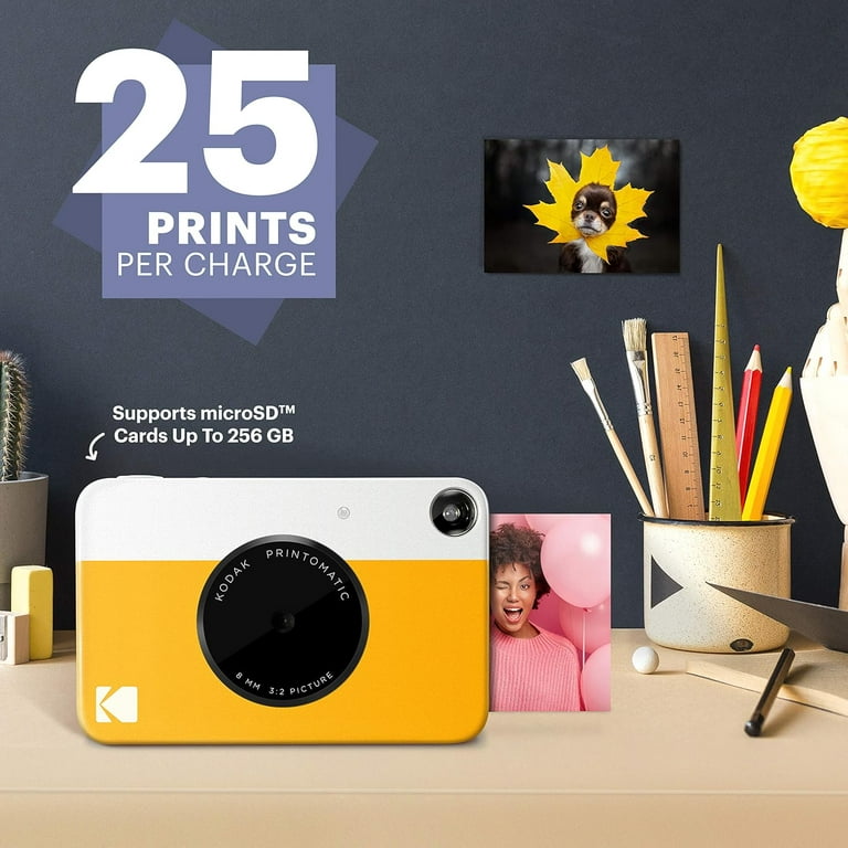 Kodak Printomatic Instant Print Camera - Prints on Zink 2 x 3