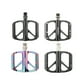 thumbnail image 3 of Sonducket 1 par de accesorios mejorados de Pedal de bicicleta, clavos de fijación de plataforma plana para bicicleta, pedales de Metal de Ciclismo Negro RX2Black(DU+Cojinete), 3 of 6
