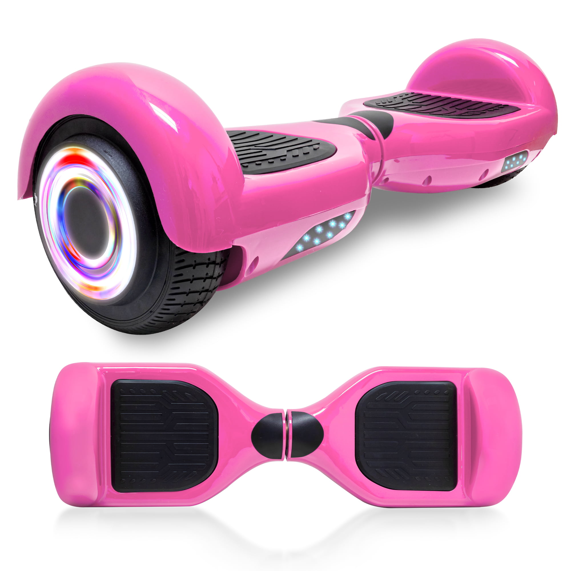 NHT Hoverboard Electric Self Balancing Scooter Hover Board with Build in Hover Board LED Running Lights Safety Certified 