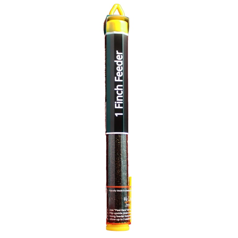 Mr. Canary Nyjer Finch Tube Feeder with 8oz Nyjer Seed - Walmart.com