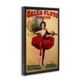 thumbnail image 3 of Stupell Industries Sells-Floto Circus Vintage Poster Advertisements Painting Black Floater Framed Canvas Art Print Wall Art, 17 x 25, 3 of 9