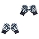 thumbnail image 3 of Qarigey 1 par de guantes para niños, exquisitas cubiertas para dedos artesanales de punto con patrón de camuflaje para usar al aire libre, Azul marino+Camuflaje 2Conjunto, 3 of 6