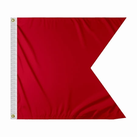 Promo Patriot's Bravo Code B Marine Signal Flag - 1x1.25 ft, 200D Nylon, Canvas Header, Brass Grommets