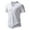 White, variant on LYEAA Casual Shirts for Men Short Sleeve Three Buttons Crew Neck Loose Summer Pullover T-shirts Solid Soft Comfortable Breathable Men's Tops Black M