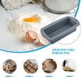 thumbnail image 3 of Bread Mold Loaf Toast Non-stick Silicone Baking Tray Non-stick Toast Rectangle Mould for Home Bakery  Grey, 3 of 10
