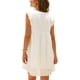 thumbnail image 5 of VISgogo Vestido casual para mujer, manga voladora, cuello en V, ahuecado, color sólido, suelto, vestidos acampanados VISgogo moda, 5 of 6
