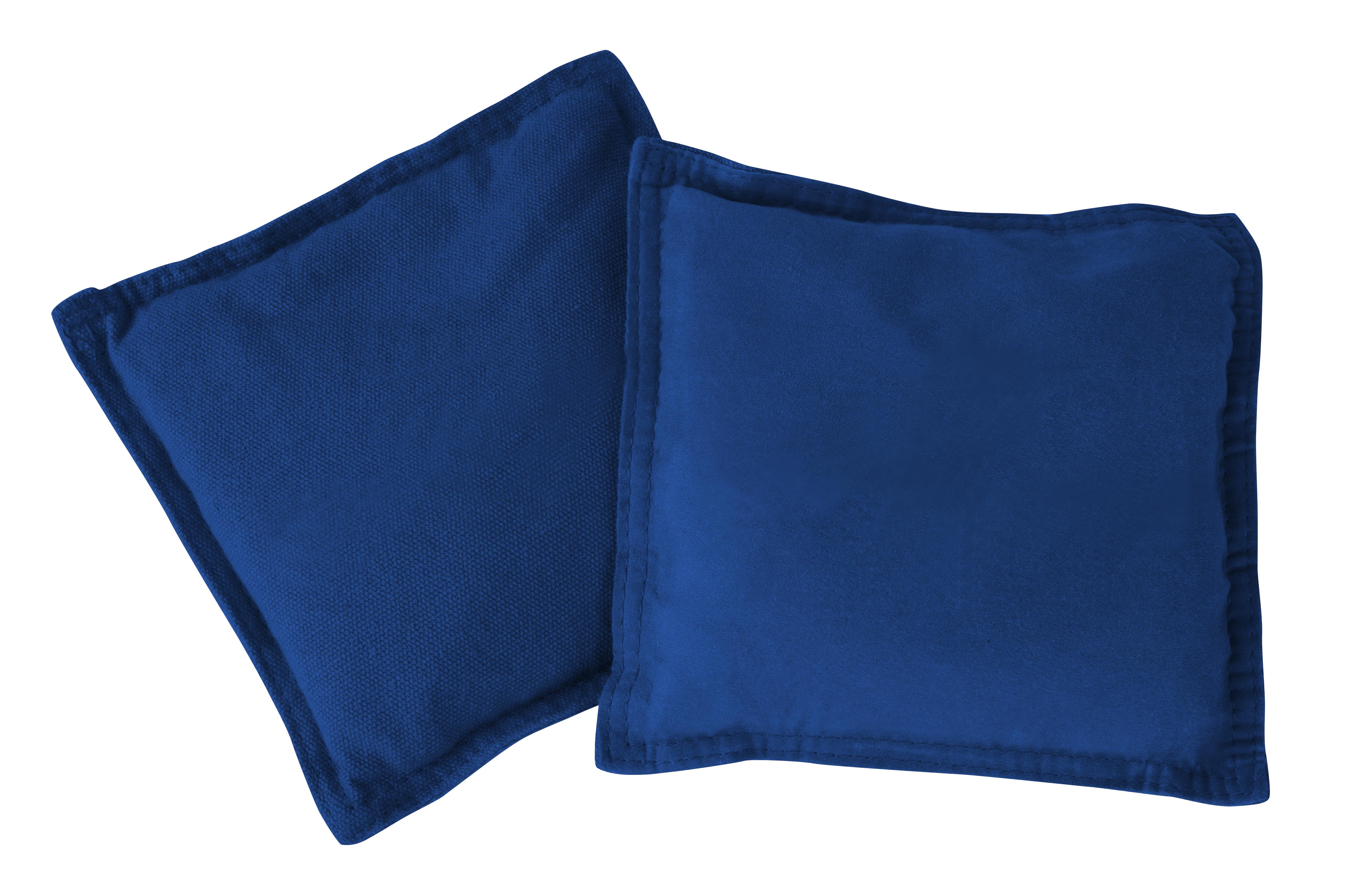 MD Sports Official Size Nylon Dual Sided Stick & Slide Bean Bags, Navy Blue