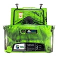 thumbnail image 2 of USA Made Frosted Frog Green and Black 45 Quart Ice Chest Heavy Duty High Performance Roto-Molded Cooler, 2 of 8