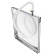 thumbnail image 5 of Drip Pan With Drain Hose Ac Unit Drip Tray For Outdoor Installation Silver 40.00X40.00X3.00CM Leak Proof 1 Set, 5 of 5