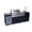 Powder-Coated Black(85''), variant on Nyddle 82 Inch 85000 BTU 6-Burner Propane Gas Grill Island,Stainless Steel Outdoor BBQ Station with Refrigerator,Rotisserie,Countertop & Storage,Black