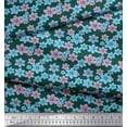 thumbnail image 3 of Soimoi Cotton Cambric Fabric Artistic Floral Print Fabric by Yard 42 Inch Wide, 3 of 3