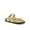 Stone, variant on CloudAir Ladies' Primo Slip-On Contoured Comfort Footbed Crisscross Toe Buckle Sandals
