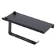 thumbnail image 1 of Soporte Para Papel Higiénico, Soporte Para Teléfono Para Inodoro, Duradero, Antioxidante, Con Tornillos Para Baño, Para Cocina Y Baño ANGGREK Negro, 1 of 8