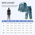 thumbnail image 4 of Fotbe Cracked Earth Head Tree Pattern Long Sleeve Pajama Set for Men,Sleepwear Set,2-piece Loungewear Set,Soft PJs Comfy Nightwear with Pockets-XX-Large, 4 of 7