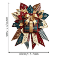 thumbnail image 3 of Christmas Gift Box Quilted Door Decor DIY Set, Fabric Patchwork Craft Kit, Material Pack for Seasonal Entryway & Wall Hanging Home Decoration, 3 of 8