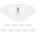 thumbnail image 1 of 10Pcs Transparent Plastic Range Hood Oil Cup, Reusable Oil Catcher for Kitchen Hood, Easy to Install Grease Collection Bowl, Compact and Lightweight Container for Home Use, 1 of 8