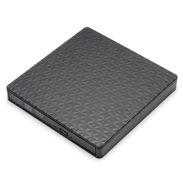 DQrwqpou Caja Unidad Óptica DVD/CD USB Tipo C para PC Portátil (sin Unidad Óptica)