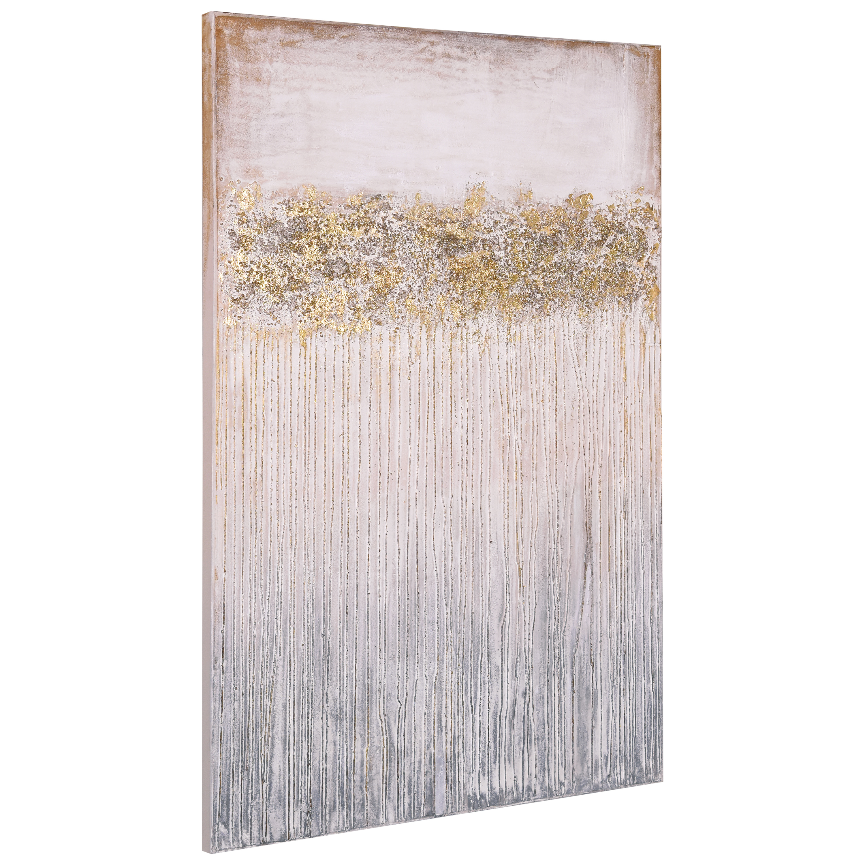 Empire Art Direct Dust Textured Metallic Hand Painted Wall Art, 40" x 60" x 1.5", Ready to Hang