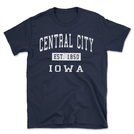 Central City Iowa Classic Established Men's Cotton T-Shirt