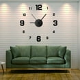 thumbnail image 3 of DESIGNICE Wall Clock,Silent Quartz Movement Kitchen Clock,Easy Installation with Self-Adhesive Backing Small Wall Clock,Style6, 3 of 4