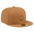 thumbnail image 3 of Men's New Era Brown Chicago Cubs Color Pack 59FIFTY Fitted Hat, 3 of 5