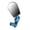 Blue, variant on AJZIOJIRO 2PCS Bike Mirrors Bicycle Mirrors Bicycle Plane Mirror Bicycle Equipment Accessories
