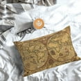thumbnail image 6 of Kdxio Cotton Pillow Cases 14"X20" Pillowcases,Soft And Breathable Bedroom Pillow Cases-World Map1, 6 of 8