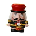 thumbnail image 2 of jicheng Christmas Nutcracker Money Box Cute Sculpture for Decoration Table Festive black red, 2 of 9