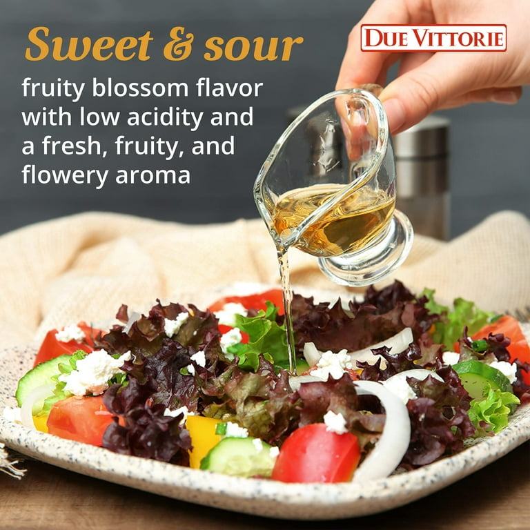Due Vittorie Dolceto White Balsamic Vinegar Dressing - Made with White and  Traditional Balsamic Vinegar - Vinaigrette Dressing 8.45fl oz / 250 ml ...