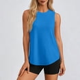 thumbnail image 4 of Hilenly Workout Tank Tops Woman UPF 50+ Sleeveless Gym Running Shirts Quick Dry Loose Fit Athletic Yoga Top, 4 of 9