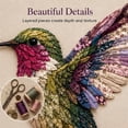thumbnail image 5 of 3D Patchwork Bird DIY Craft Kit, 3D Handmade Fabric Patchwork Craft Set, Creative Bird Sewing Project for Home Decor Display, Relaxing Textile Art Activity for DIY Craft Lovers (autumn), 5 of 6