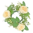thumbnail image 3 of Candle , Artificial Wreath, Pillar, Candle Holder, Greenery Garland, Candle Light Yellow, 3 of 9