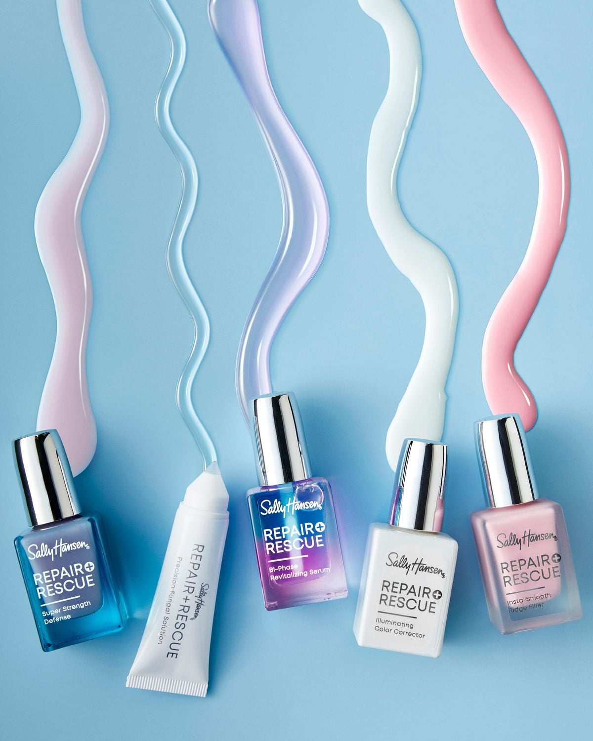 Sally Hansen - Repair + Rescue Bi-Phase Revitalizing Serum, Containing Glycerin and Grapeseed Oil, increases moisture levels and provides hydration, Revitalizing Serum