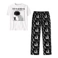 thumbnail image 1 of Set Pijama Death Note para Hombre, 2 Piezas, Blanco, Talla G, 1 of 4