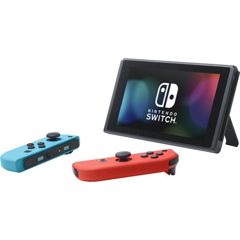 Nintendo Switch with Neon Blue and Neon Red JoyCon - HAC-001