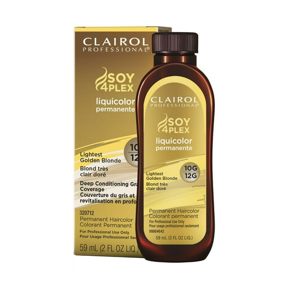 Clairol Professional Liquicolor 10G/12G Lightest Gold Blonde, 2 Oz.