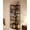 Brown, variant on Kicctian 7-Tier Industrial Corner Shelf, Wood and Metal Frame Large Bookcase, Freestanding Display Shelf for Living Room, Home Office, Bedroom,Brown