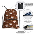 thumbnail image 3 of Easygdp Sloths Need More Coffee Drawstring Backpack Gym Bag,Sport Gym Sackpack,Gym Sack with Side Pocket for Men Women, 3 of 6