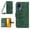 Green, variant on For TCL 40 SE HT04 Skin Feel Sun Flower Embossed Flip Leather Phone Case with Lanyard