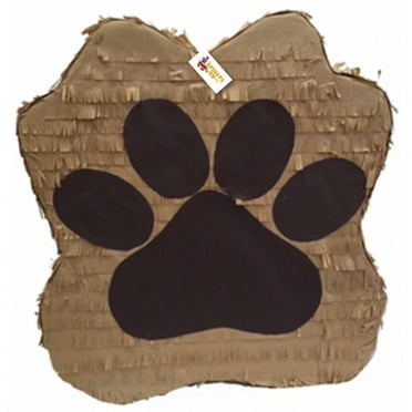 APINATA4U Black and Red Plaid Lumberjack Paw Print Pinata - Walmart.com