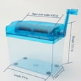 thumbnail image 2 of Kayannuo Clearance Mini Hand Shredder Portable Paper Shredder A6 Manual Shredder Documents Paper Documents Cutting Tool Shredders, 2 of 8