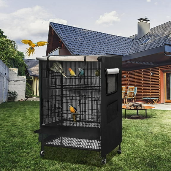 Bird Cage Cover for Night, Universal Pet Cage Cover Fits  Birdcage, Parakeet, Parrot & Small Animals (X-Large)