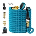 thumbnail image 1 of Water Hose Expandable Expandable Hose 25FT Expandable Extra-Strength Water Hose with Multi-Setting Spray Nozzle，Car Wash, Yard, Camper, Lawn, Lightweight Long Hose, 1 of 4