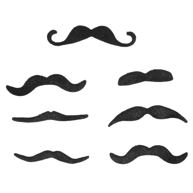 Barba Falsa, Barba Falsa Autoadhesiva Negra De Alta Simulación Para Adultos Para Fiestas De Halloween
